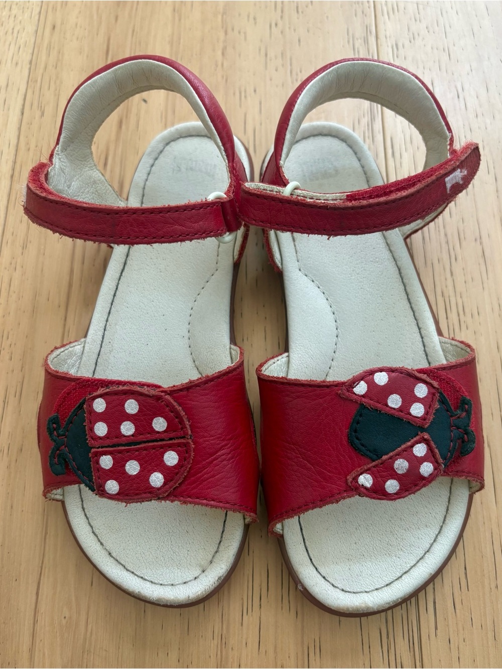 Camper Red Ladybug Kids' Sandals